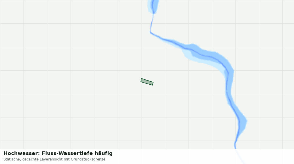 Statische Kartenansicht: Hochwasser: Fluss-Wassertiefe häufig
