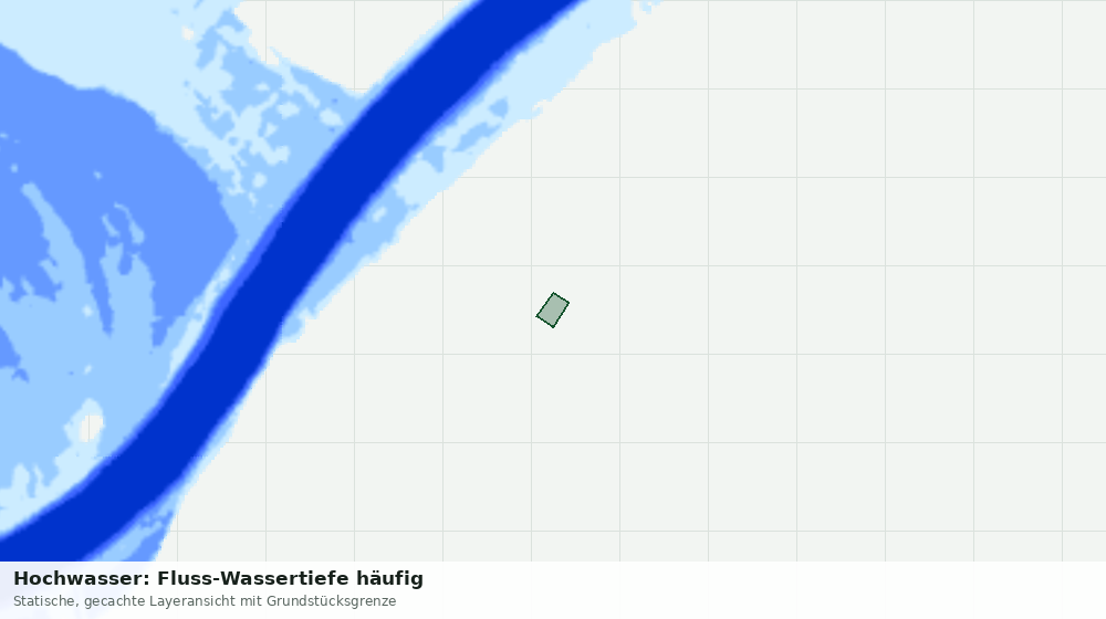 Statische Kartenansicht: Hochwasser: Fluss-Wassertiefe häufig