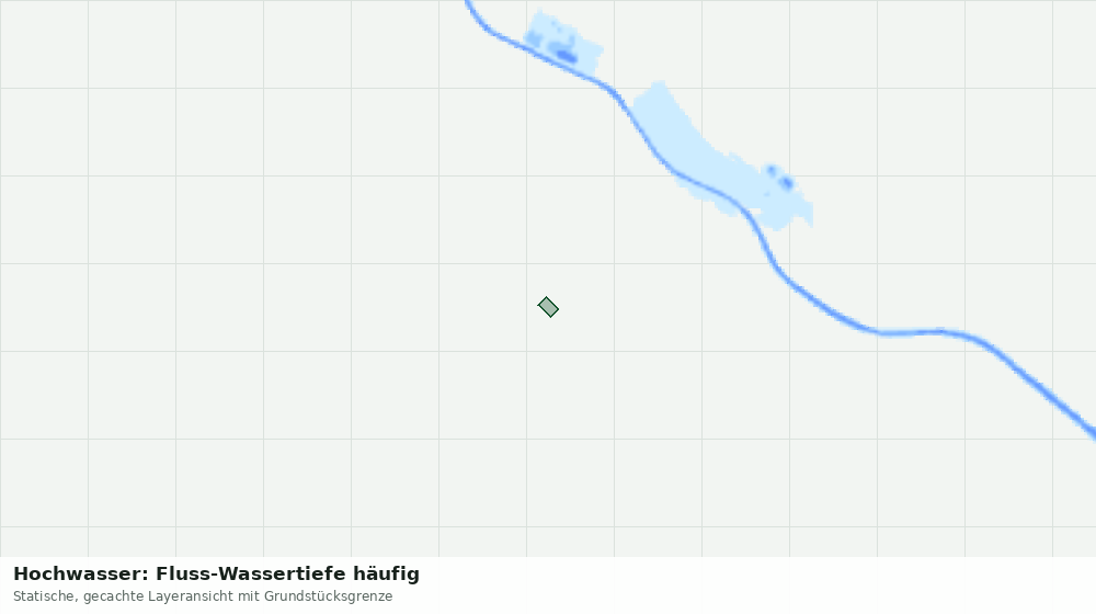 Statische Kartenansicht: Hochwasser: Fluss-Wassertiefe häufig