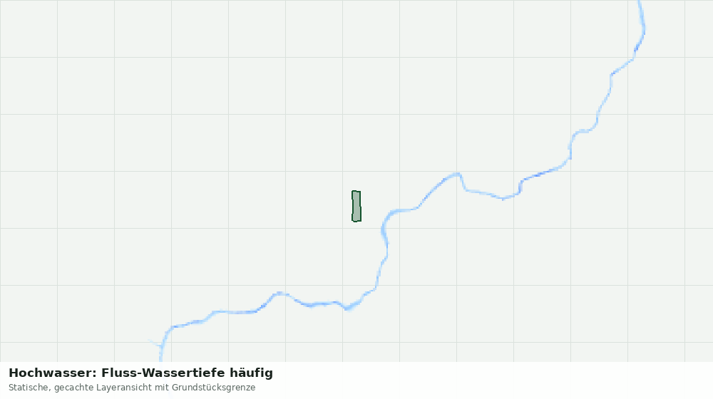 Statische Kartenansicht: Hochwasser: Fluss-Wassertiefe häufig