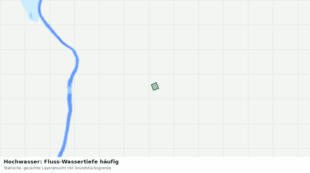 Statische Kartenansicht: Hochwasser: Fluss-Wassertiefe häufig
