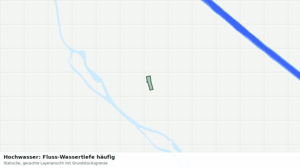 Statische Kartenansicht: Hochwasser: Fluss-Wassertiefe häufig