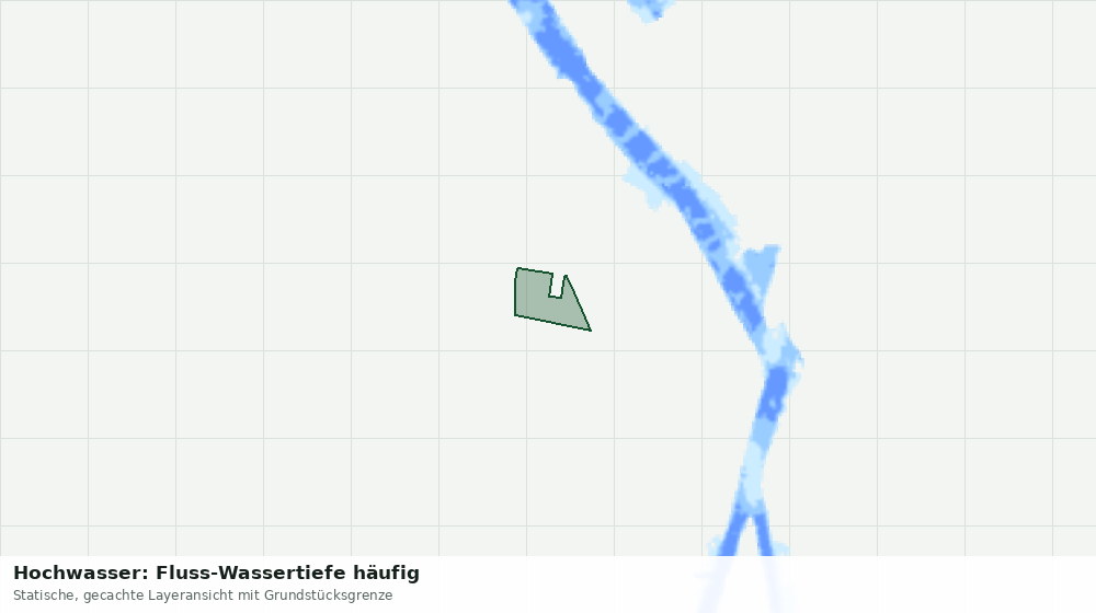 Statische Kartenansicht: Hochwasser: Fluss-Wassertiefe häufig