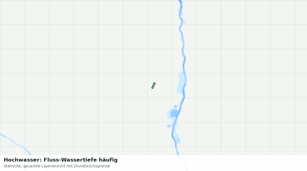 Statische Kartenansicht: Hochwasser: Fluss-Wassertiefe häufig