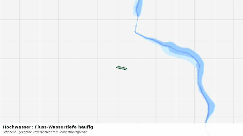 Statische Kartenansicht: Hochwasser: Fluss-Wassertiefe häufig