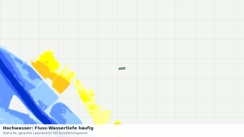 Statische Kartenansicht: Hochwasser: Fluss-Wassertiefe häufig