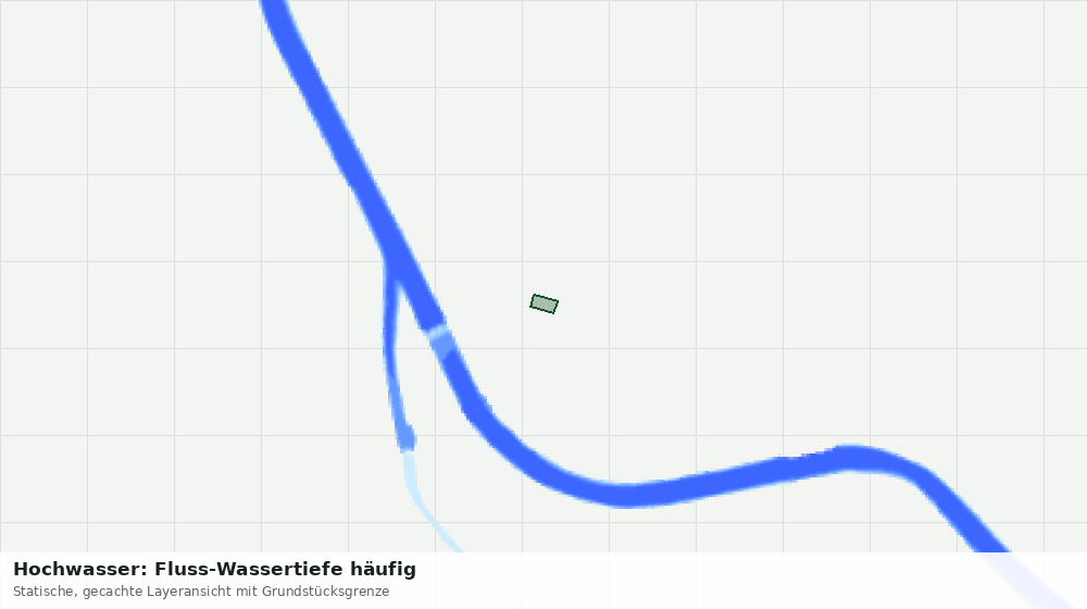 Statische Kartenansicht: Hochwasser: Fluss-Wassertiefe häufig