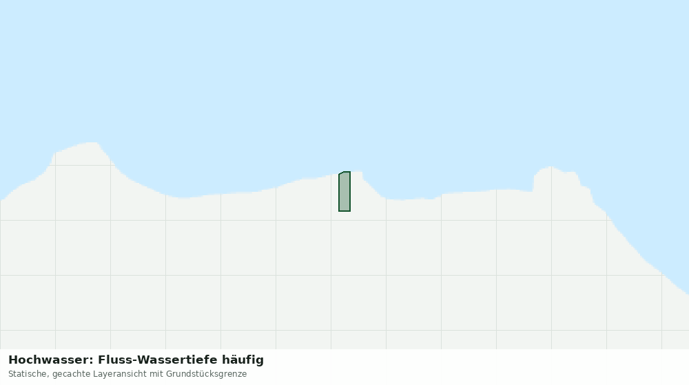 Statische Kartenansicht: Hochwasser: Fluss-Wassertiefe häufig