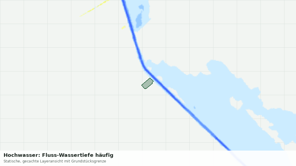 Statische Kartenansicht: Hochwasser: Fluss-Wassertiefe häufig