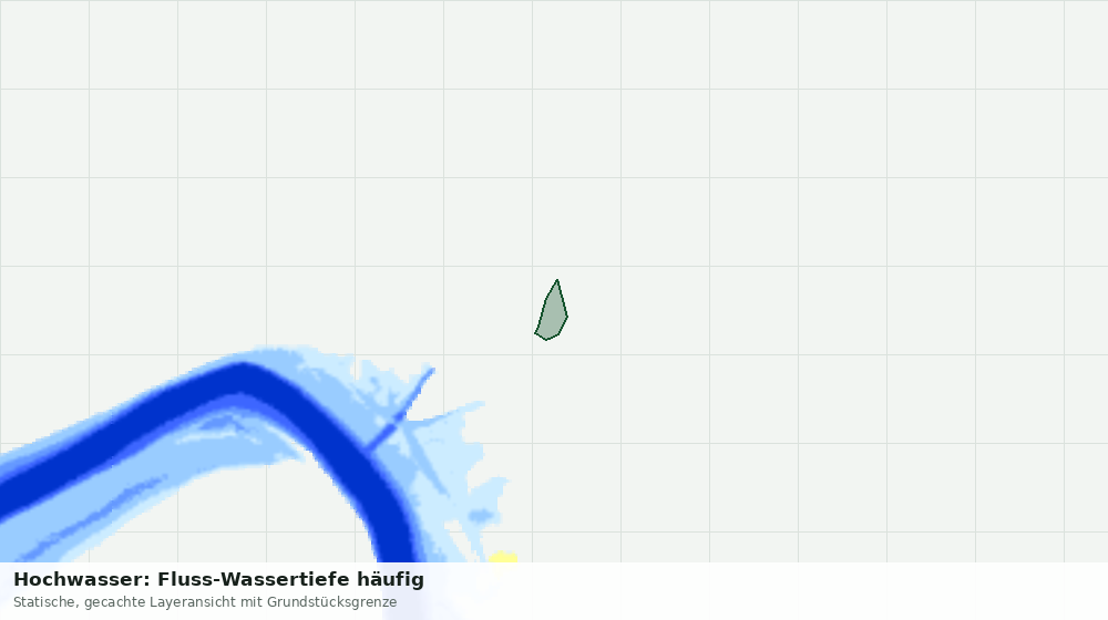 Statische Kartenansicht: Hochwasser: Fluss-Wassertiefe häufig