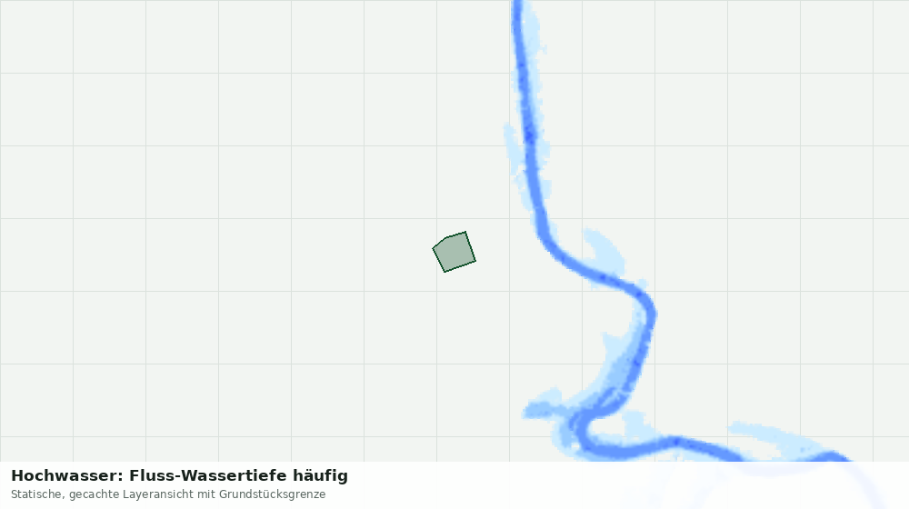 Statische Kartenansicht: Hochwasser: Fluss-Wassertiefe häufig