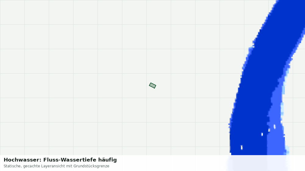 Statische Kartenansicht: Hochwasser: Fluss-Wassertiefe häufig