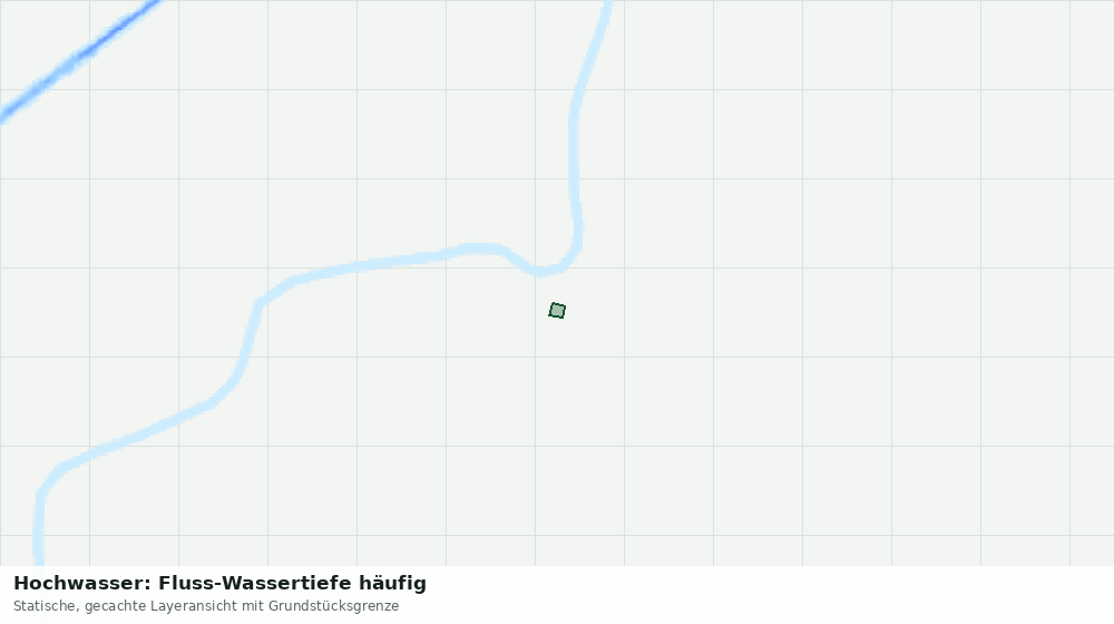 Statische Kartenansicht: Hochwasser: Fluss-Wassertiefe häufig