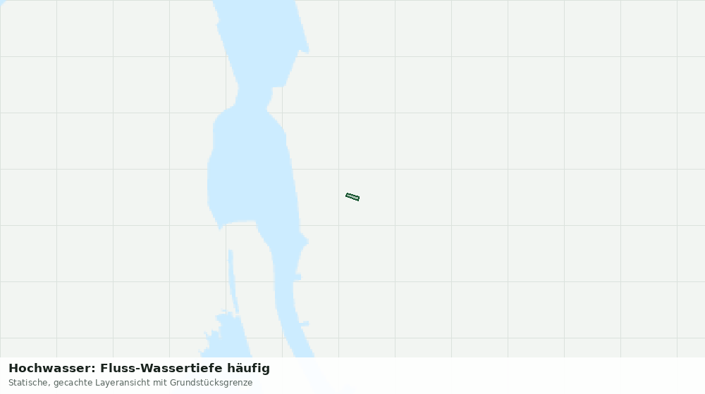 Statische Kartenansicht: Hochwasser: Fluss-Wassertiefe häufig