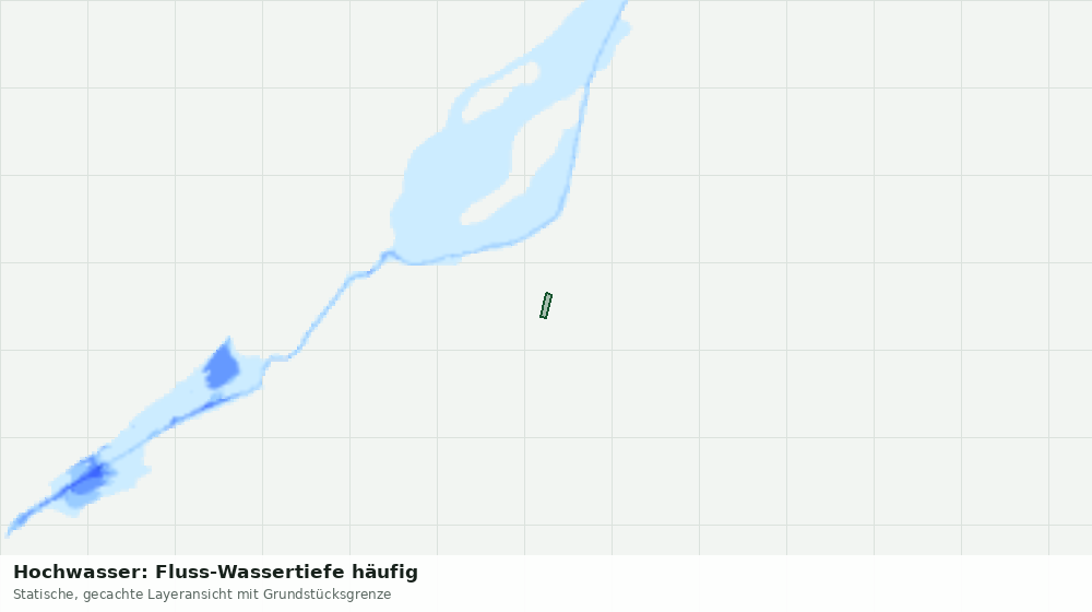 Statische Kartenansicht: Hochwasser: Fluss-Wassertiefe häufig