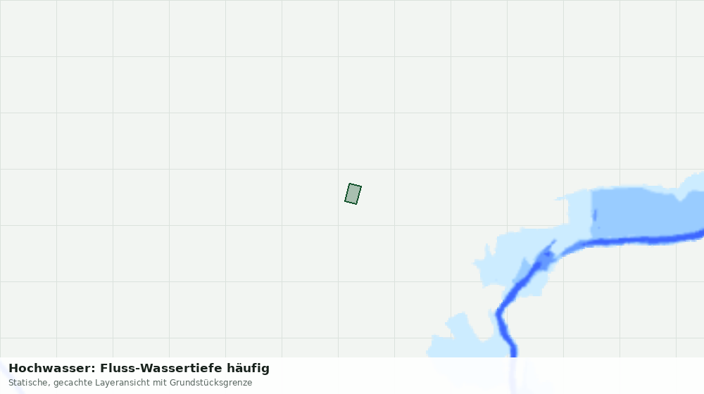 Statische Kartenansicht: Hochwasser: Fluss-Wassertiefe häufig