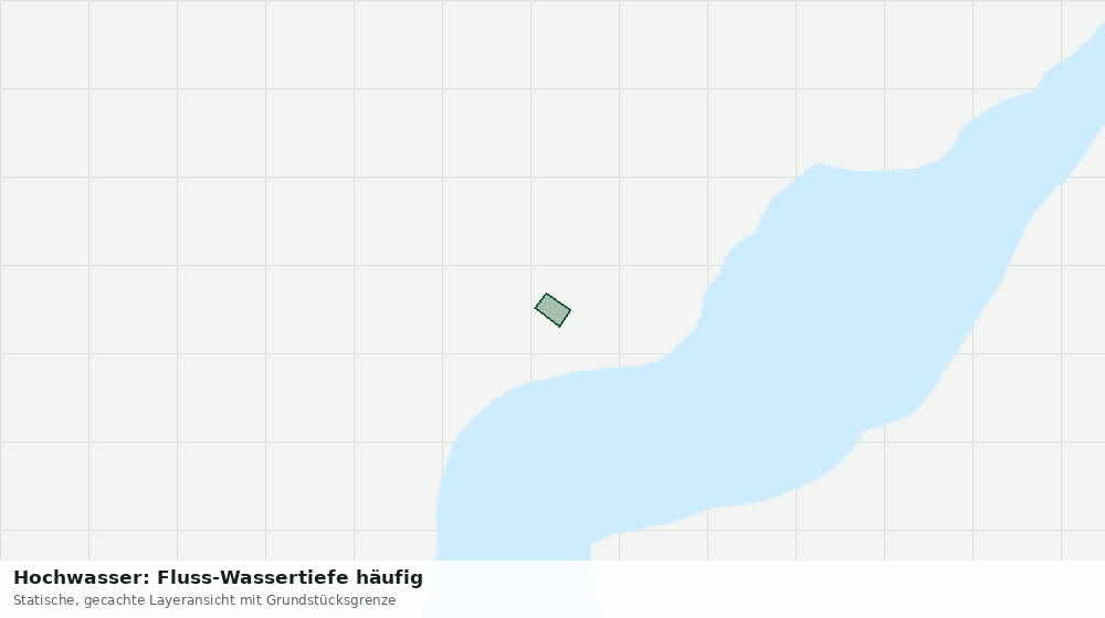 Statische Kartenansicht: Hochwasser: Fluss-Wassertiefe häufig