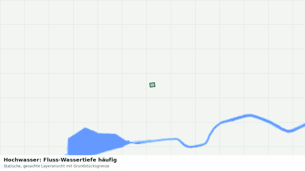 Statische Kartenansicht: Hochwasser: Fluss-Wassertiefe häufig