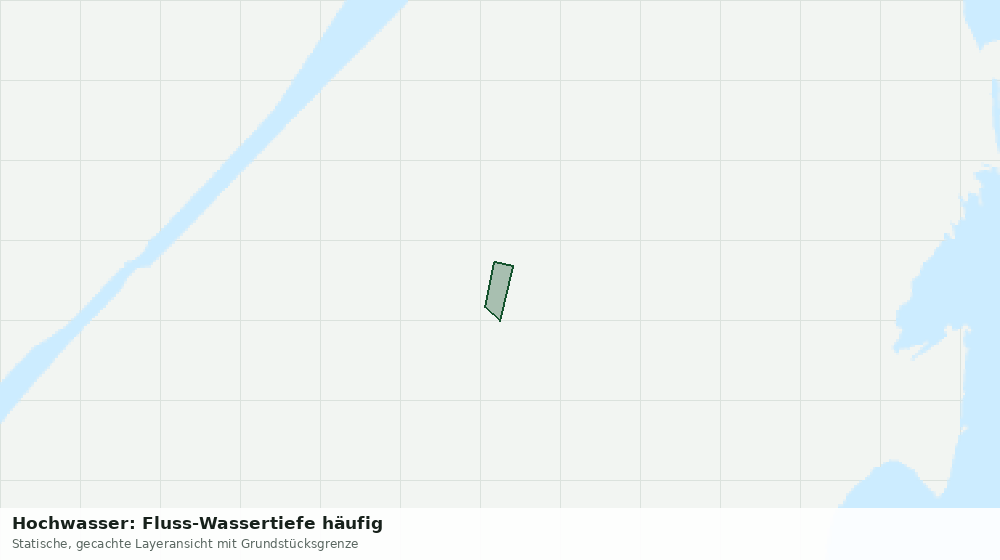 Statische Kartenansicht: Hochwasser: Fluss-Wassertiefe häufig