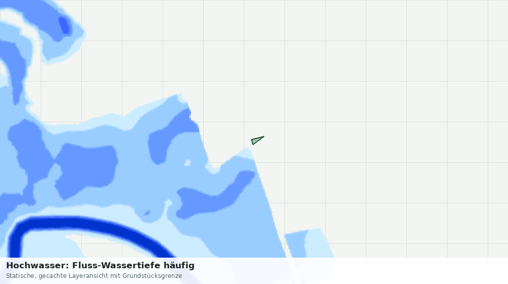 Statische Kartenansicht: Hochwasser: Fluss-Wassertiefe häufig