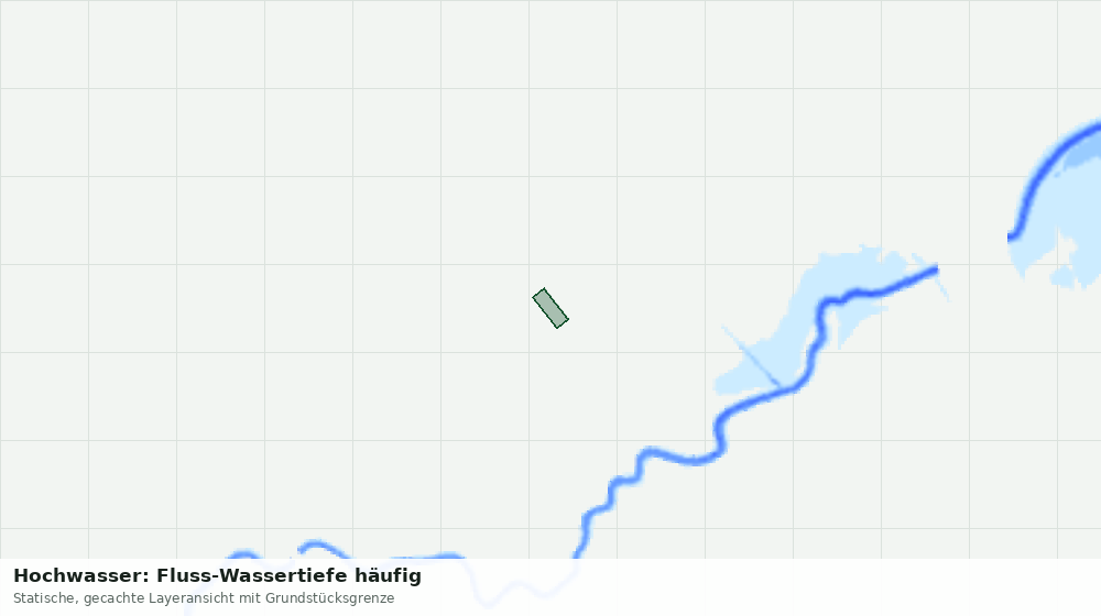 Statische Kartenansicht: Hochwasser: Fluss-Wassertiefe häufig