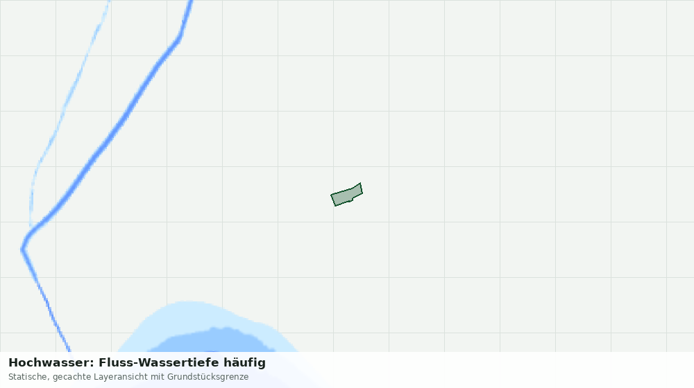 Statische Kartenansicht: Hochwasser: Fluss-Wassertiefe häufig