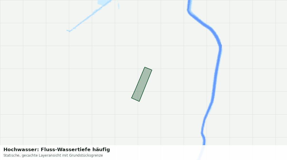 Statische Kartenansicht: Hochwasser: Fluss-Wassertiefe häufig