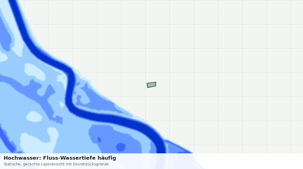 Statische Kartenansicht: Hochwasser: Fluss-Wassertiefe häufig