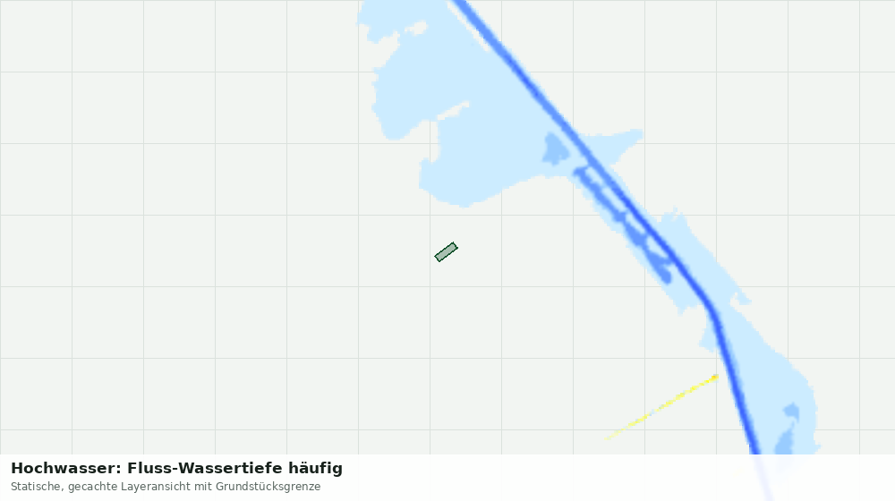 Statische Kartenansicht: Hochwasser: Fluss-Wassertiefe häufig