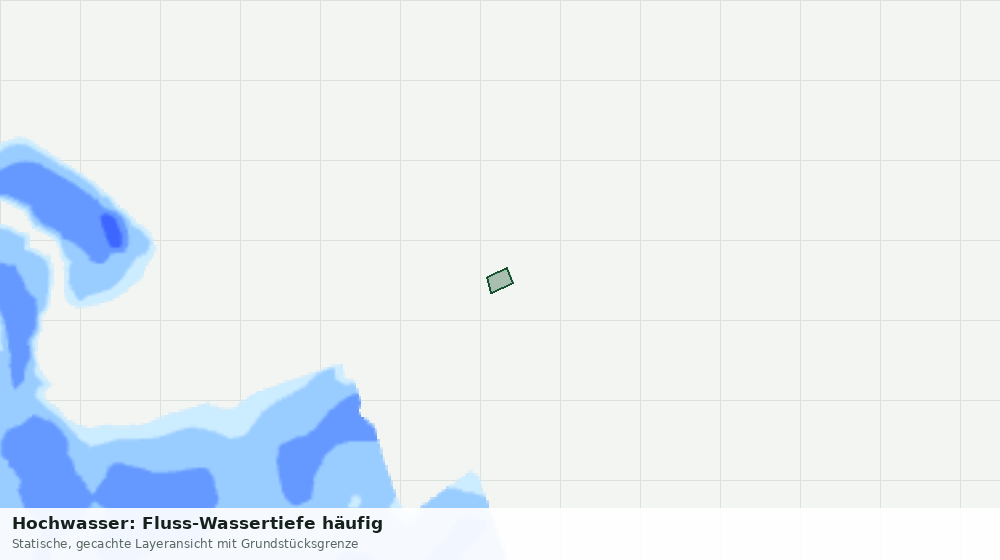 Statische Kartenansicht: Hochwasser: Fluss-Wassertiefe häufig