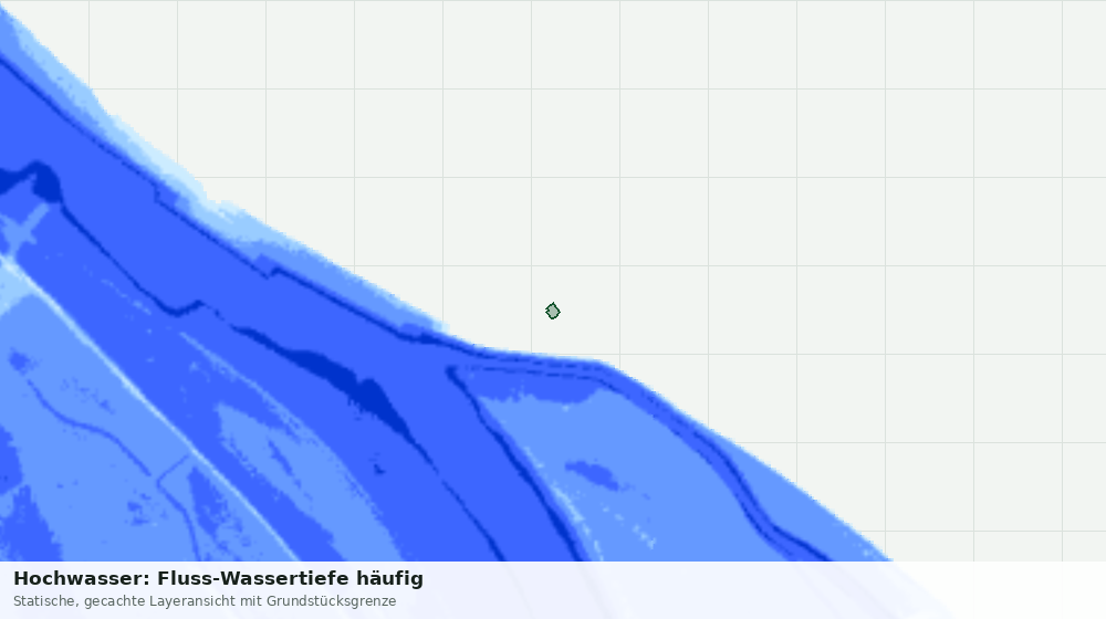 Statische Kartenansicht: Hochwasser: Fluss-Wassertiefe häufig
