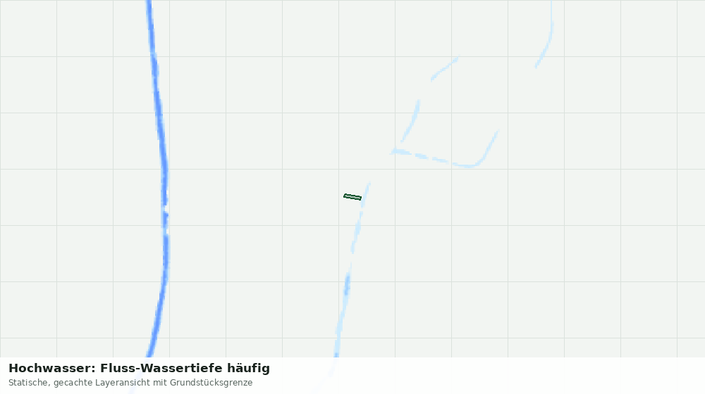 Statische Kartenansicht: Hochwasser: Fluss-Wassertiefe häufig