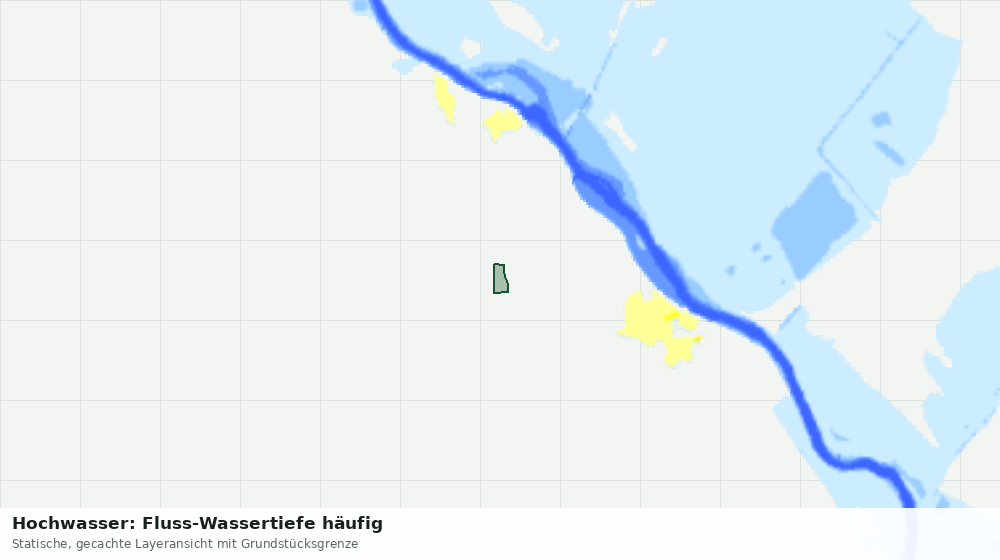 Statische Kartenansicht: Hochwasser: Fluss-Wassertiefe häufig