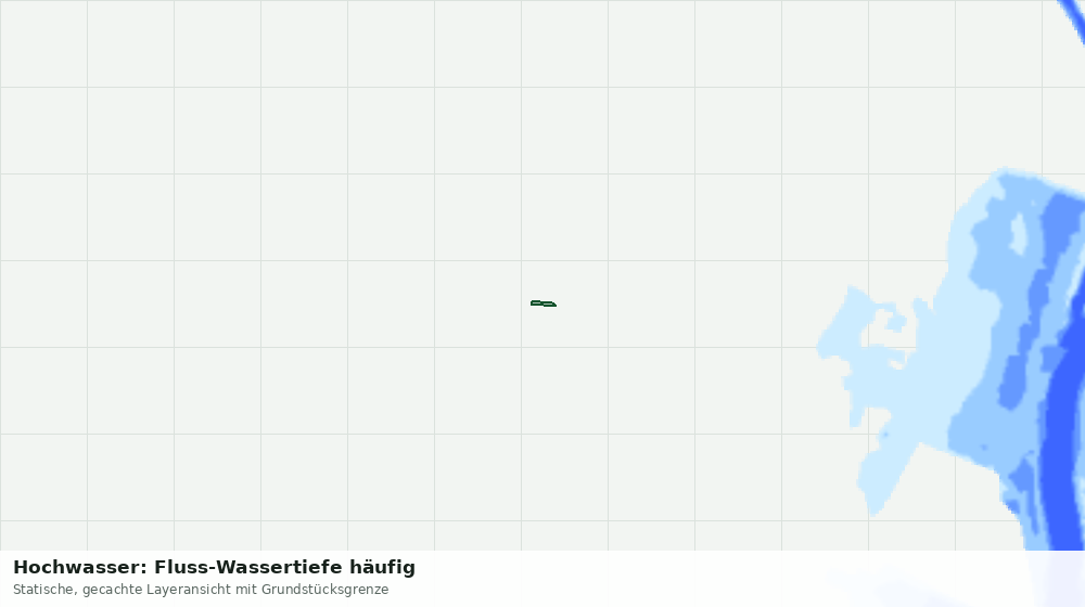 Statische Kartenansicht: Hochwasser: Fluss-Wassertiefe häufig