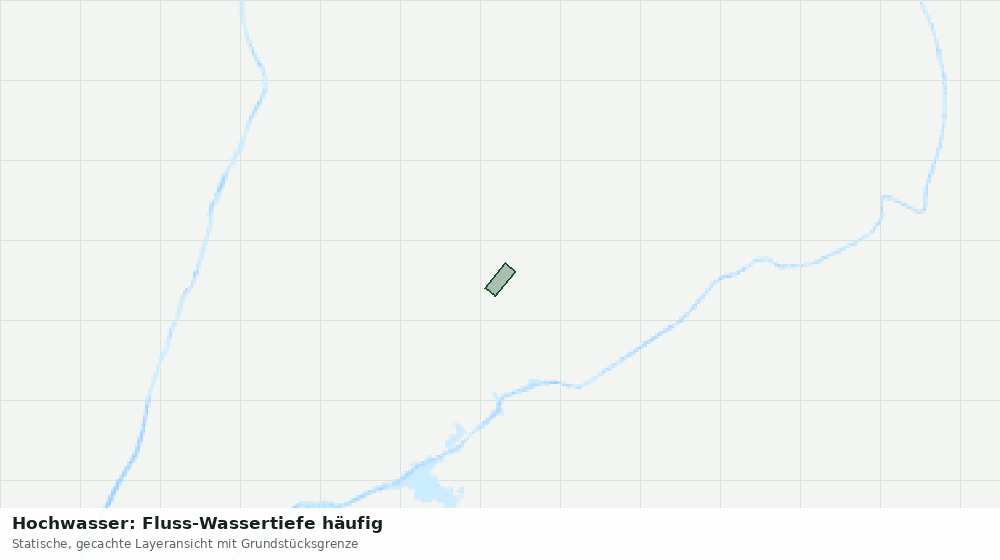 Statische Kartenansicht: Hochwasser: Fluss-Wassertiefe häufig