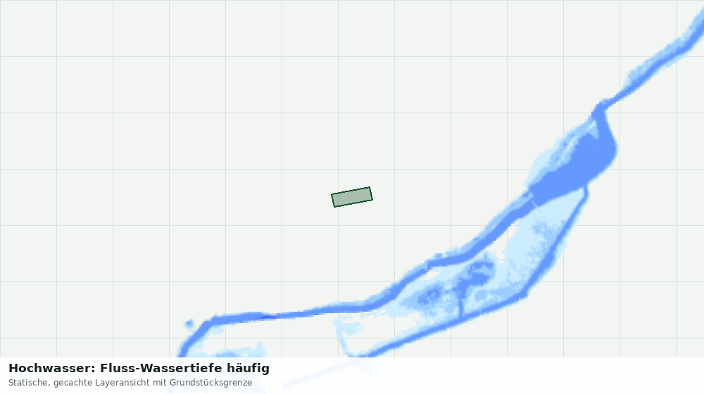 Statische Kartenansicht: Hochwasser: Fluss-Wassertiefe häufig