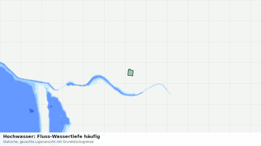 Statische Kartenansicht: Hochwasser: Fluss-Wassertiefe häufig