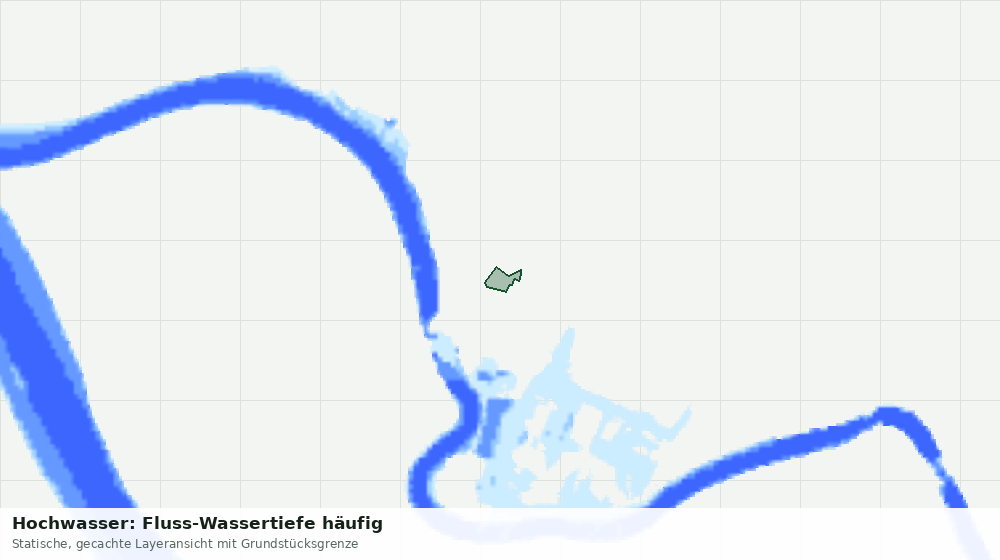 Statische Kartenansicht: Hochwasser: Fluss-Wassertiefe häufig