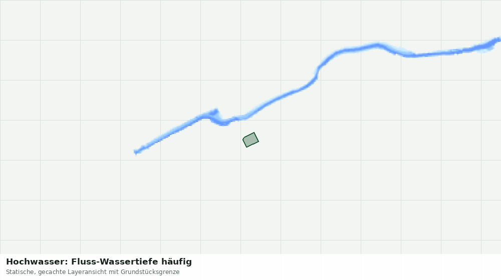 Statische Kartenansicht: Hochwasser: Fluss-Wassertiefe häufig