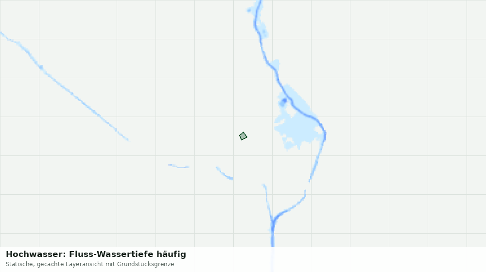 Statische Kartenansicht: Hochwasser: Fluss-Wassertiefe häufig