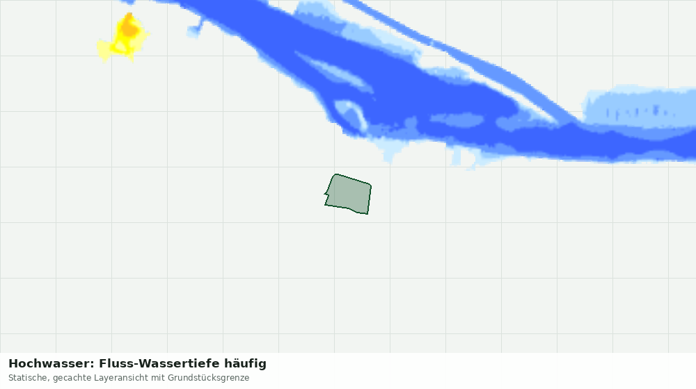 Statische Kartenansicht: Hochwasser: Fluss-Wassertiefe häufig