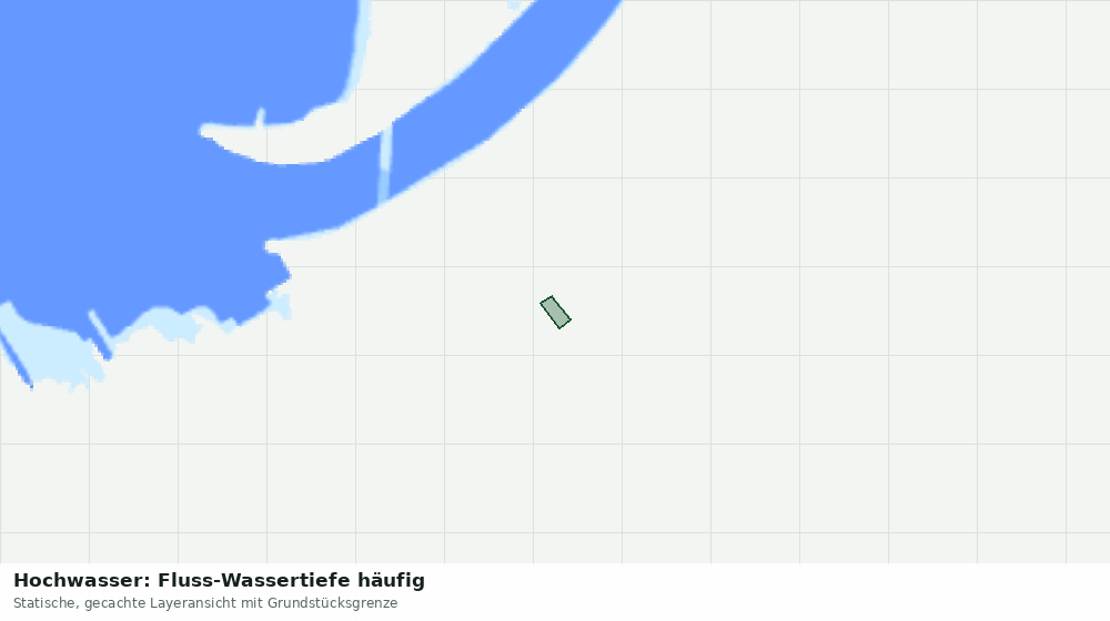 Statische Kartenansicht: Hochwasser: Fluss-Wassertiefe häufig