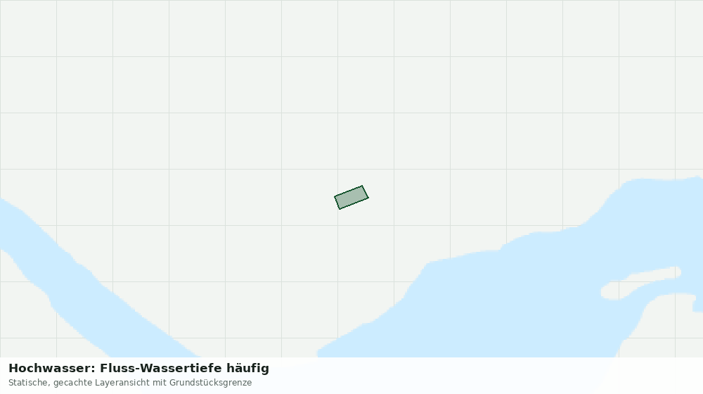 Statische Kartenansicht: Hochwasser: Fluss-Wassertiefe häufig