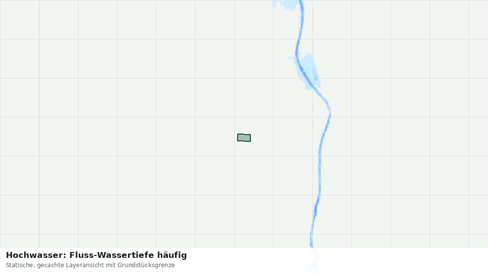 Statische Kartenansicht: Hochwasser: Fluss-Wassertiefe häufig