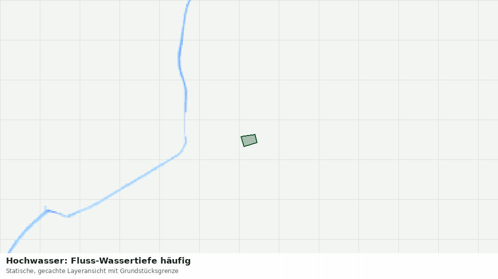 Statische Kartenansicht: Hochwasser: Fluss-Wassertiefe häufig