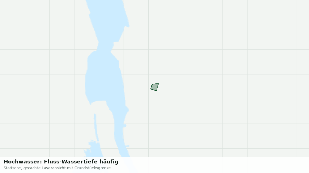 Statische Kartenansicht: Hochwasser: Fluss-Wassertiefe häufig