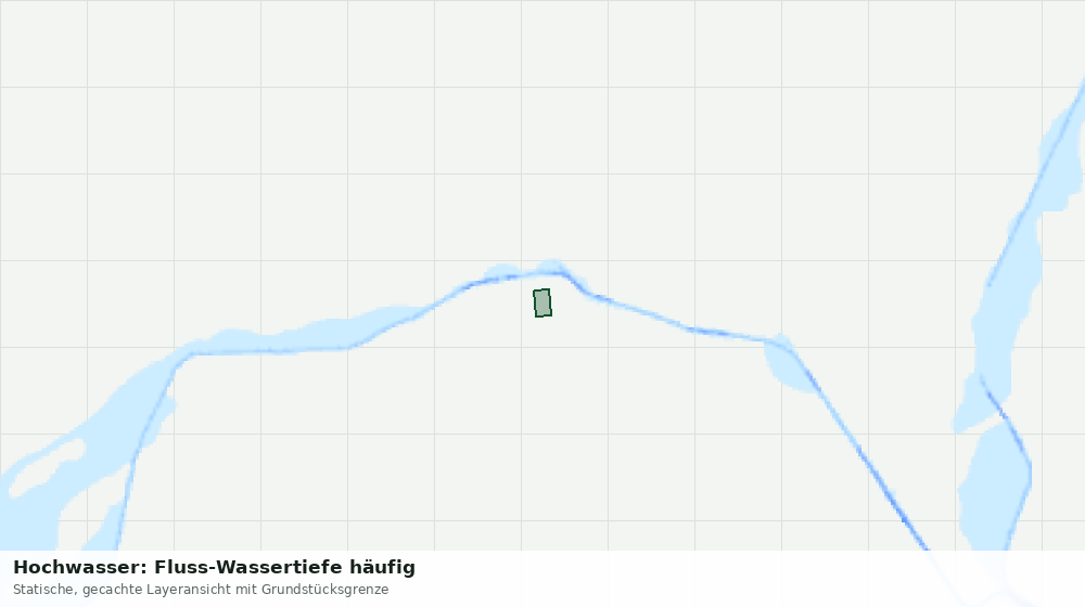 Statische Kartenansicht: Hochwasser: Fluss-Wassertiefe häufig