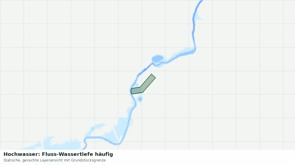 Statische Kartenansicht: Hochwasser: Fluss-Wassertiefe häufig