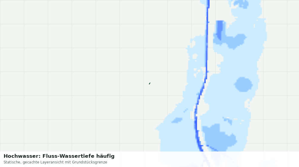 Statische Kartenansicht: Hochwasser: Fluss-Wassertiefe häufig