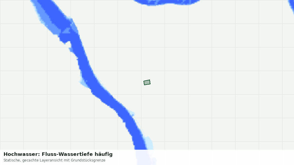 Statische Kartenansicht: Hochwasser: Fluss-Wassertiefe häufig